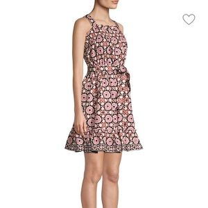 Kate Spade New York Floral Mosaic Poplin Dress
